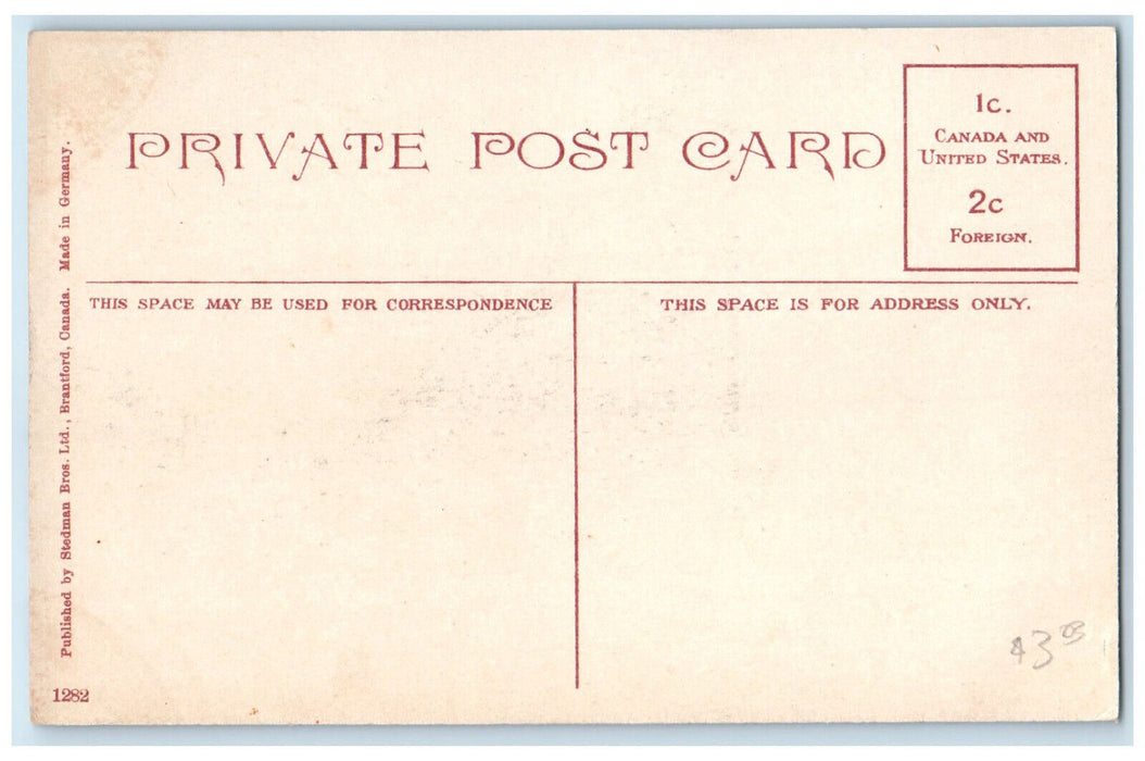 c1910 Empire Hotel Saskatoon Saskatchewan Canada Antique Unposted Postcard
