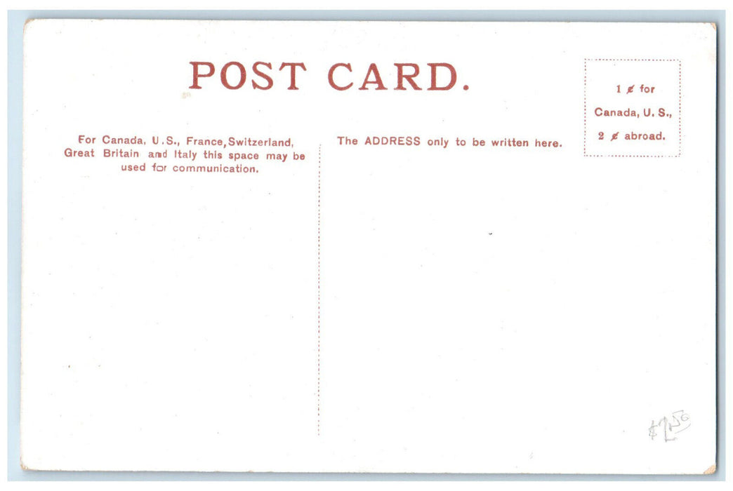c1910 Physics Building McGill University Montreal Quebec Canada Antique Postcard