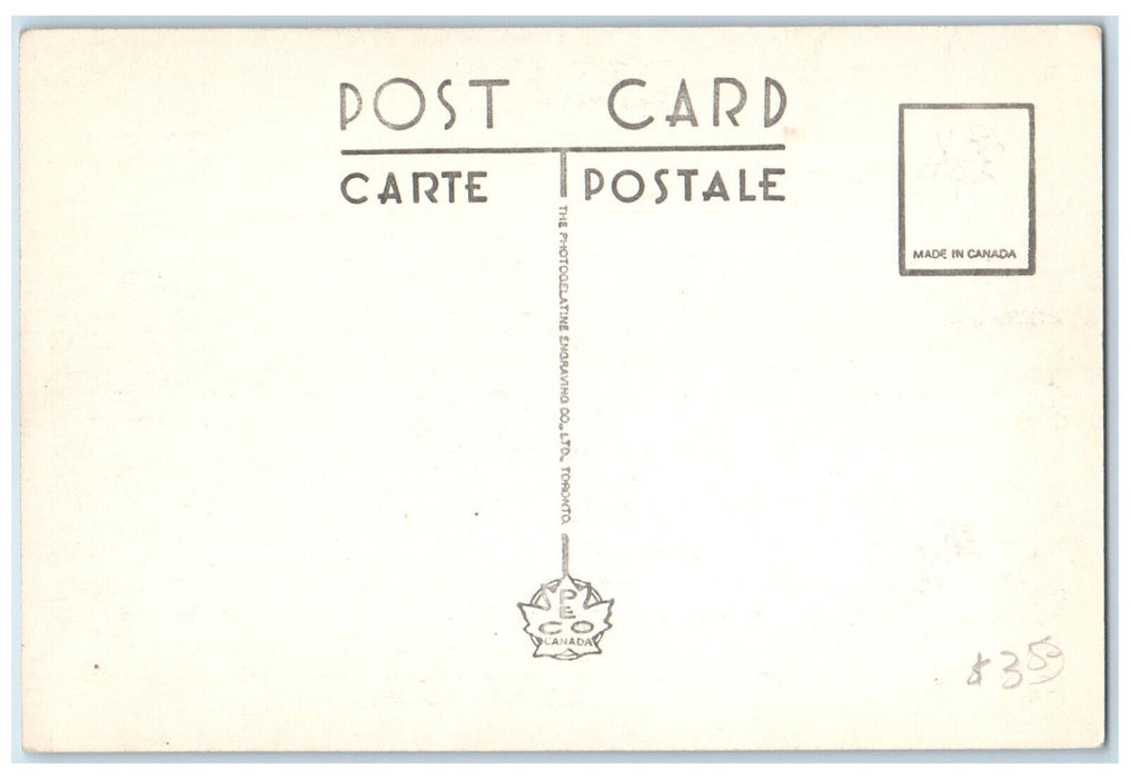 c1940's Lachute Golf Club Lachute Quebec Canada Vintage Unposted Postcard