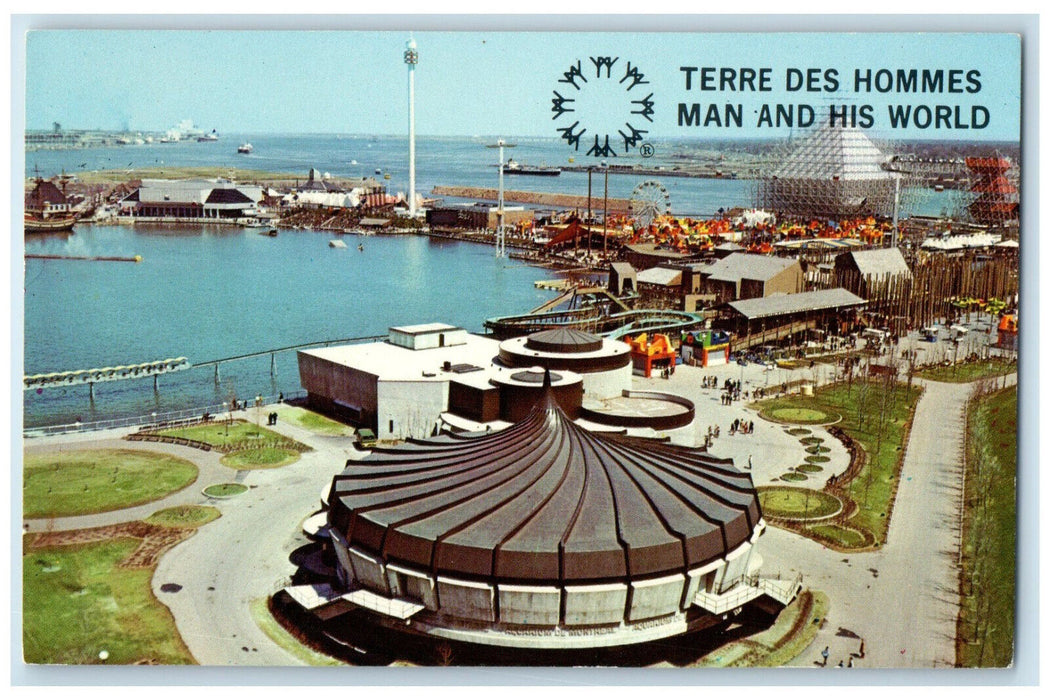 c1960's Terre Des Hommes Man and His World Montreal Quebec Canada Postcard
