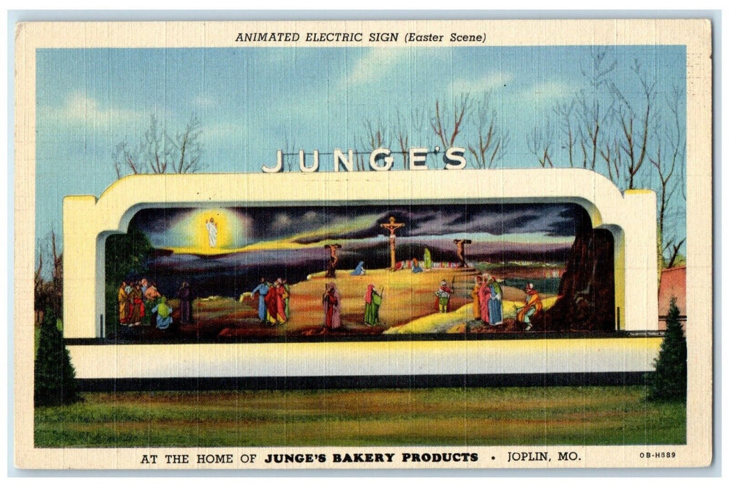 1940 At The Home Of Junge's Bakery Product Joplin Missouri MO Vintage Postcard