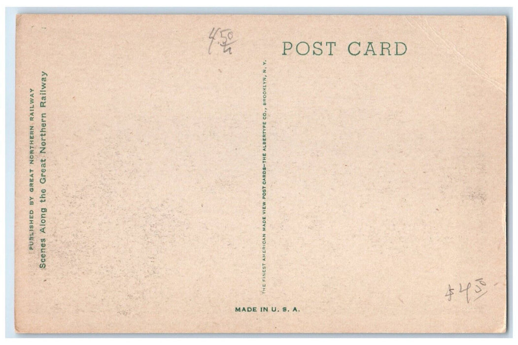 Monument To David Thompson English  Geographer Train Verendrye ND Postcard