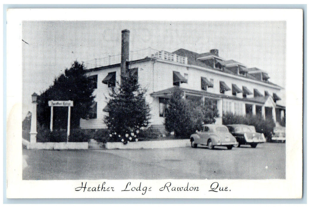 c1940's Heather Lodge Rawdon Quebec Canada Vintage Unposted Postcard