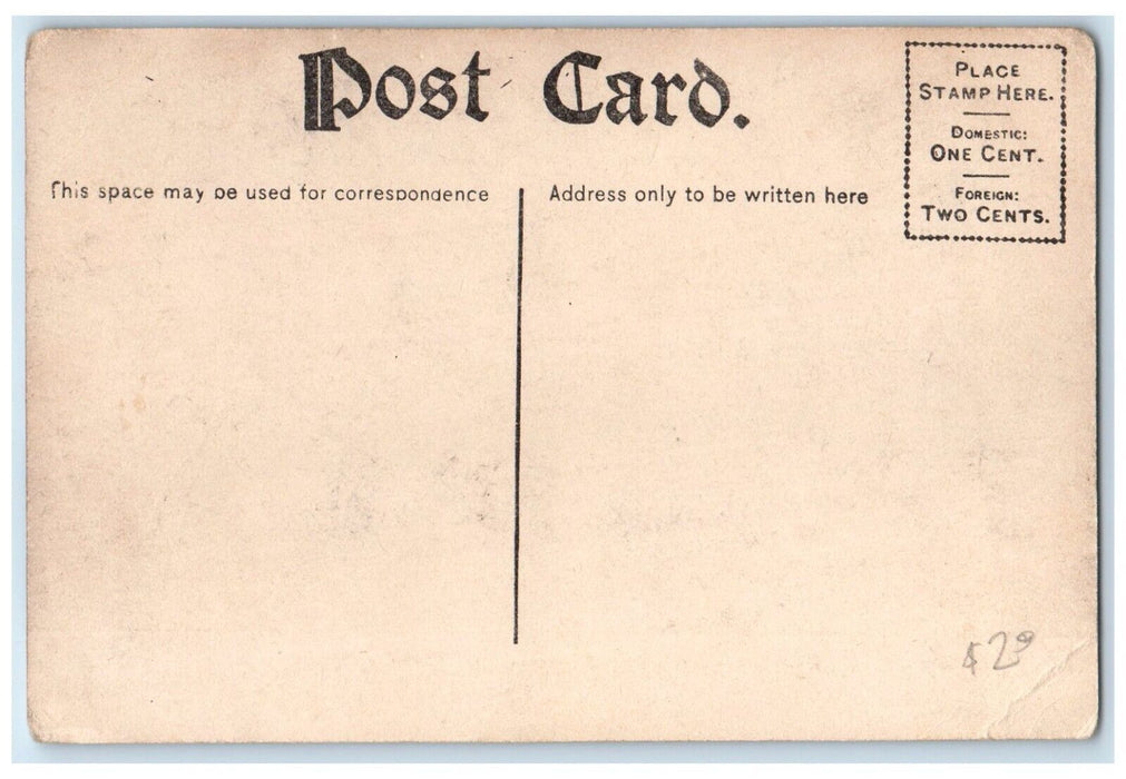 c1920 Kansas Wesleyan University Exterior Building Field Salina Kansas Postcard