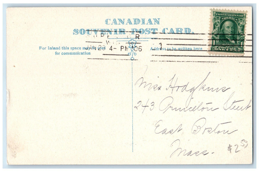 1906 McGill University Montreal on Canadian Pacific Railway Canada Postcard