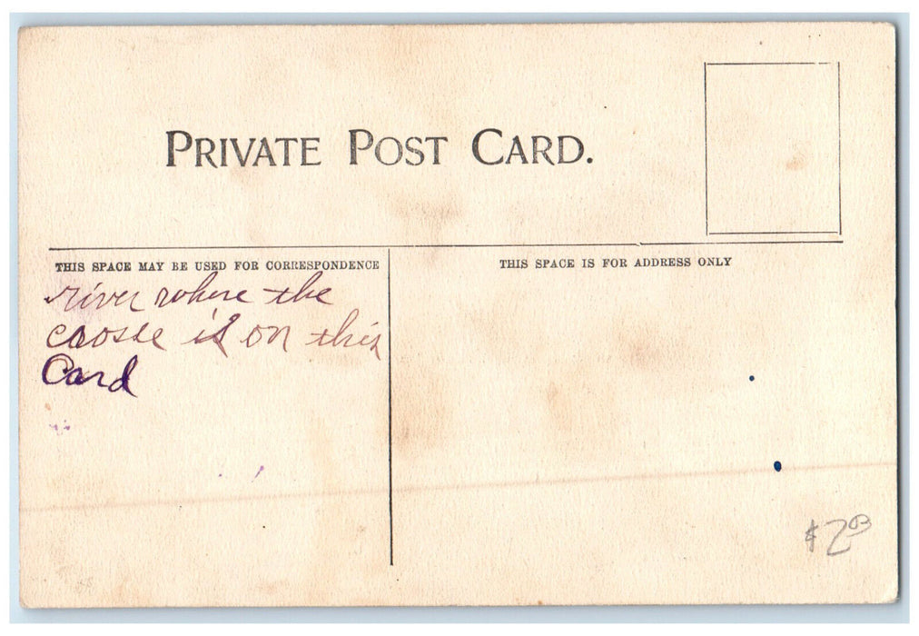 c1910 Mills of Rainy River Lumber Co. LTD Rainy River Ontario Canada Postcard