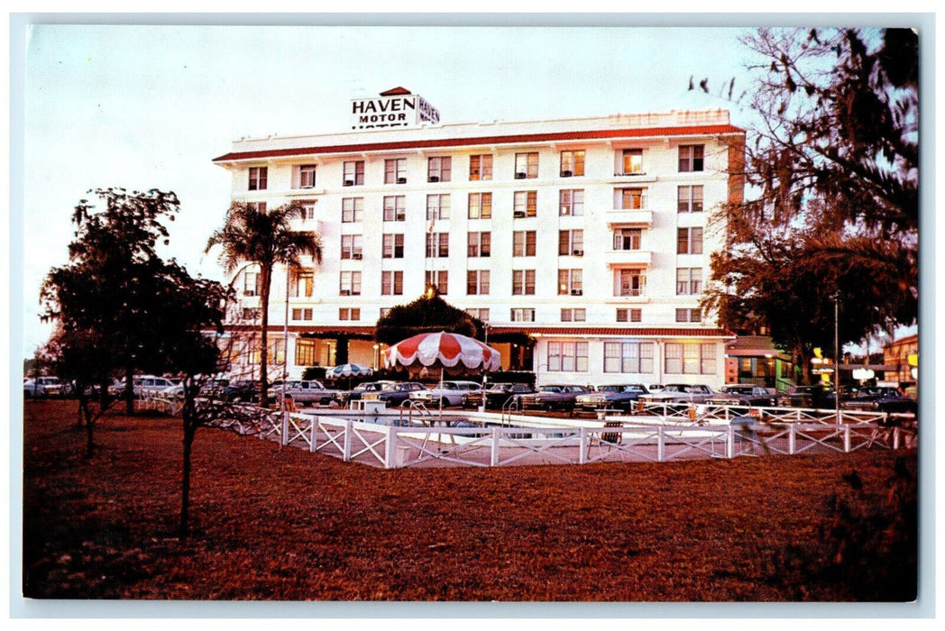 c1950's Parking View In Front of Haven Hotel Toronto Ontario Canada Postcard