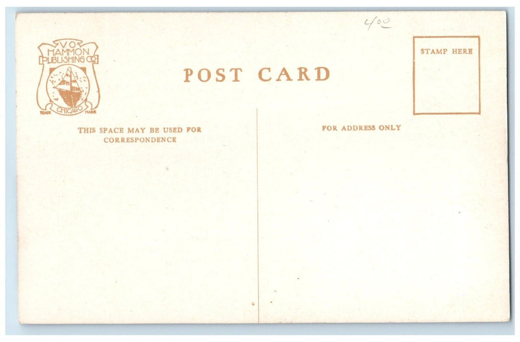 1910 Drawbridge River Charlevoix Michigan Unposted Vo Hammon Publishing Postcard