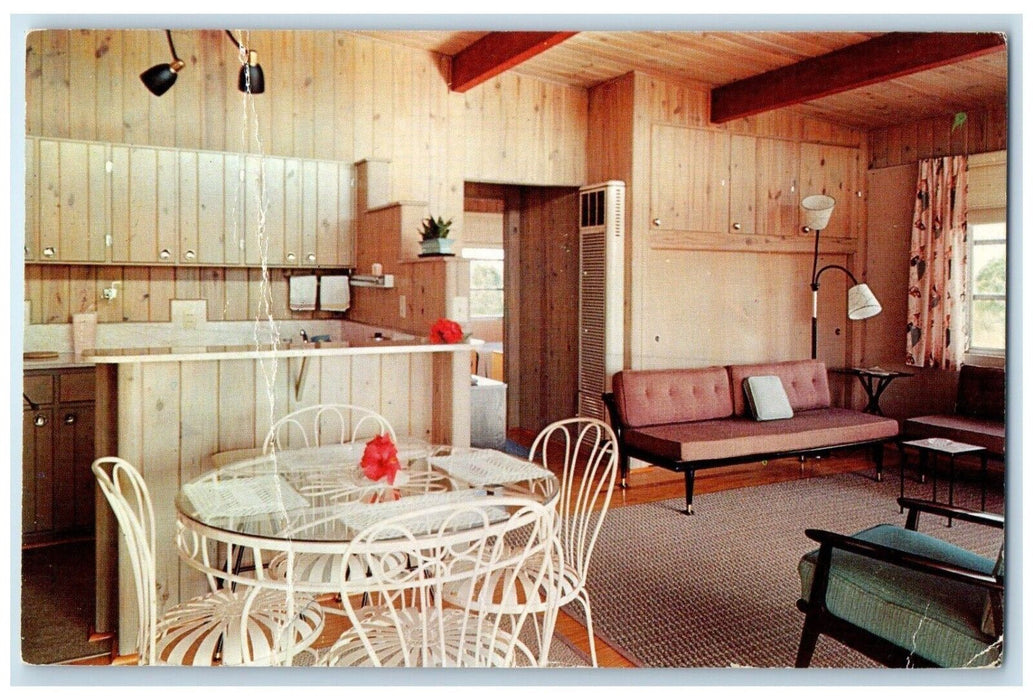 1960 Mellody Apartments Housekeeping Interior Sanibel Island Florida FL Postcard