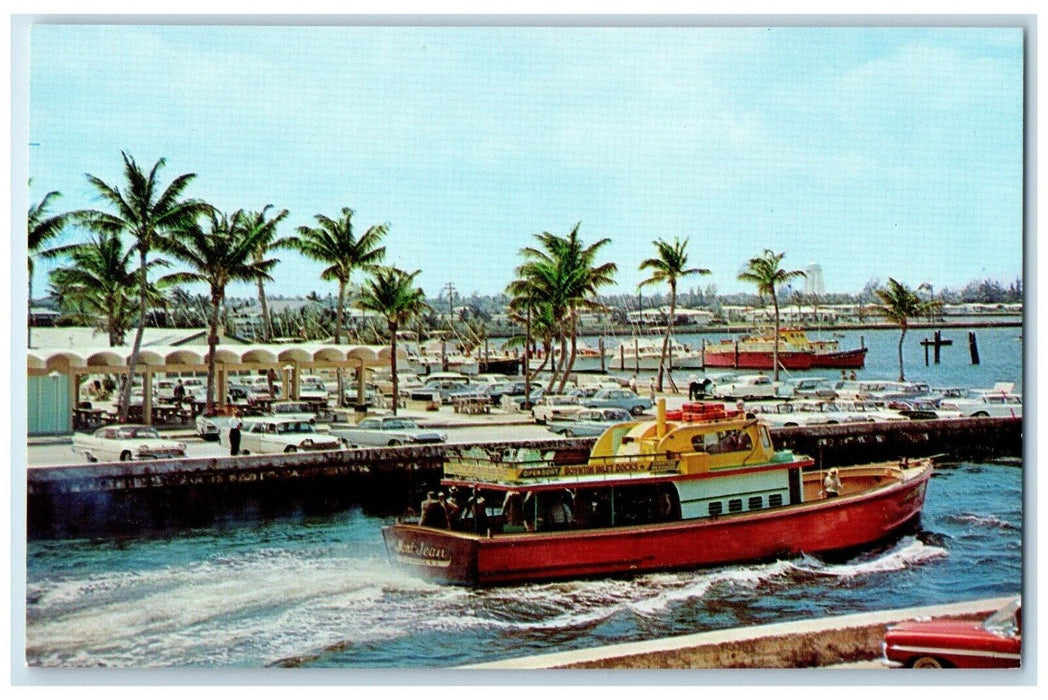 c1960 Mart Jean Diesel Yacht Fishing Parties Boynton Beach Florida FL Postcard