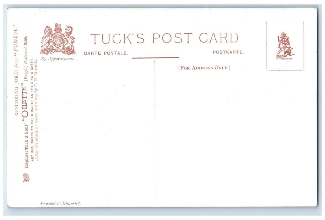 From Punch Cause For Congratulation Old Gentleman Oilette Tuck's Postcard