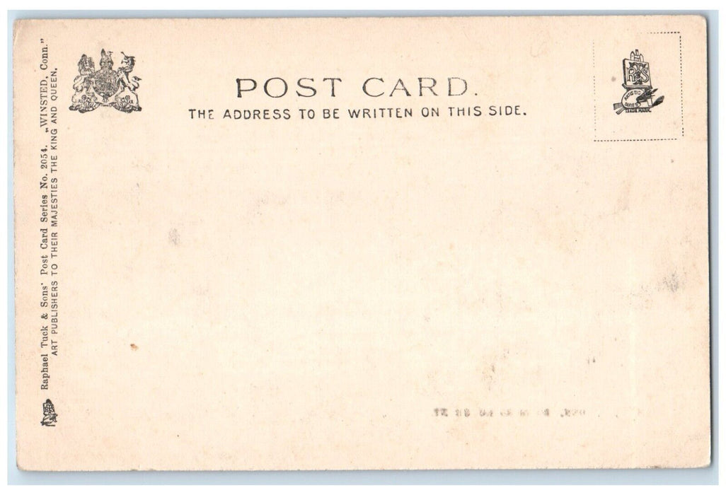 c1905 Soldiers Monument Winsted Connecticut Tuck Sons Vintage Antique Postcard