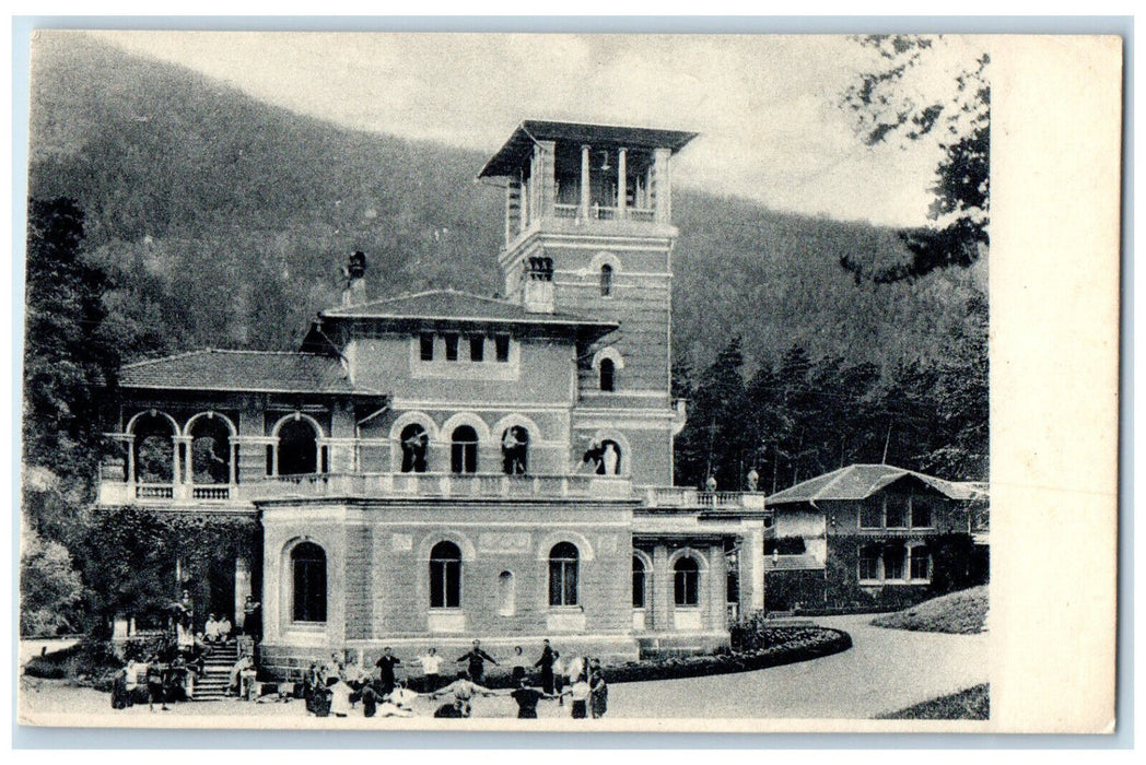 c1910 Borjom Lycan Palace Resort Town Georgia Unposted Antique Postcard
