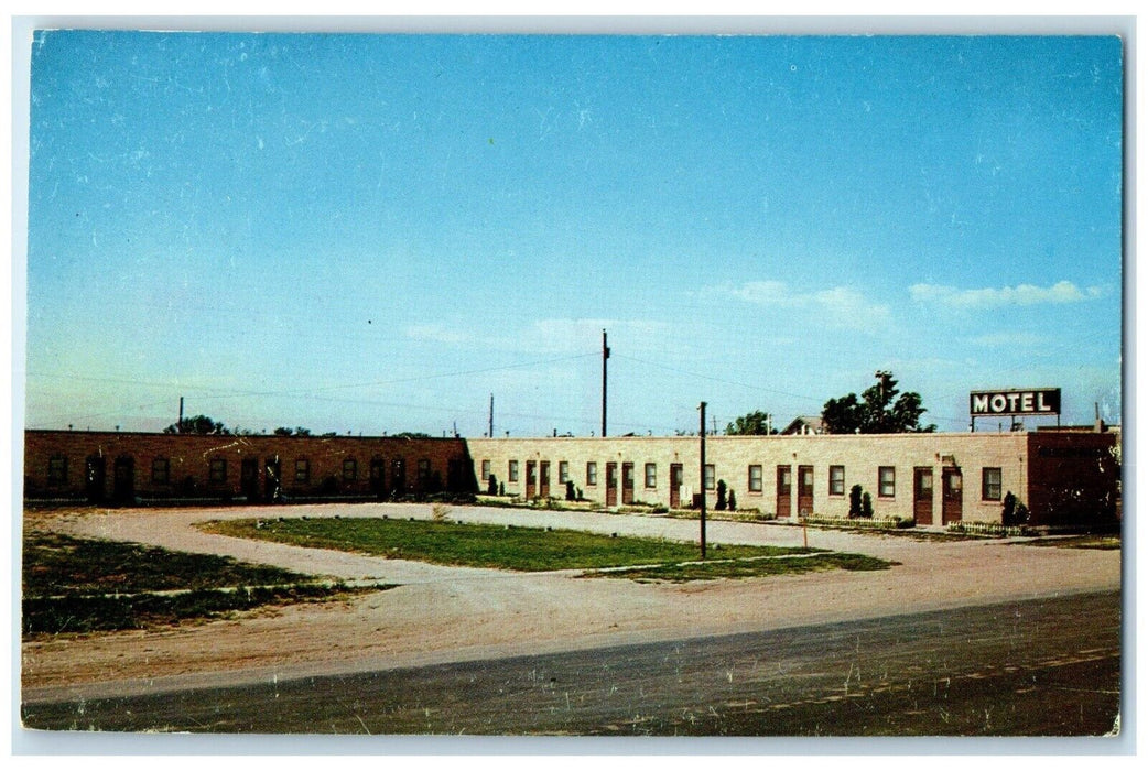 c1960 Mission Motel Exterior Building Mission South Dakota SD Vintage Postcard