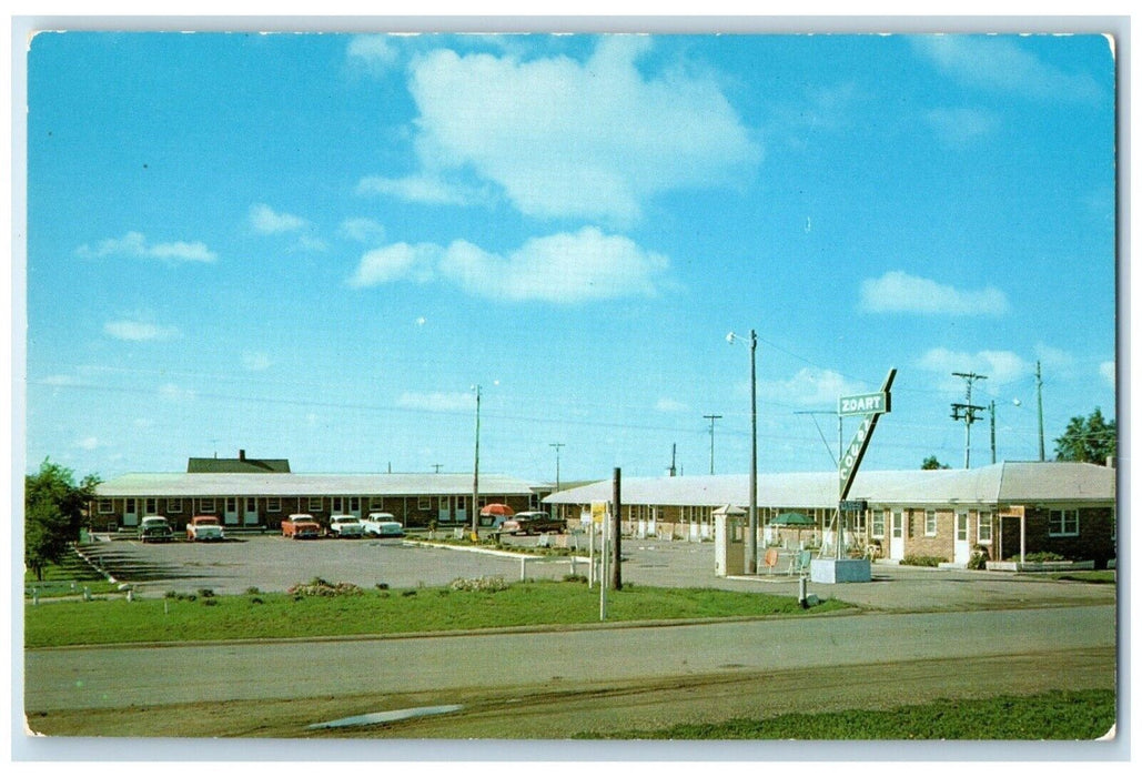 c1960 Zoart Motel Best Western Duncan Hines Exterior Murdo South Dakota Postcard