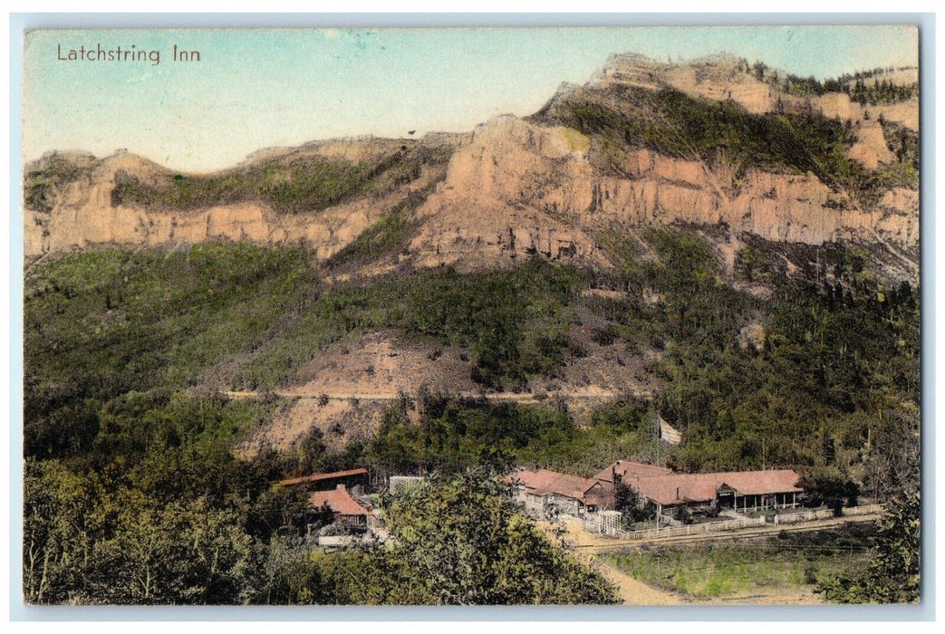 1947 Heart Spearfish Canyon Savoy Black Hills Lead South Dakota Vintage Postcard