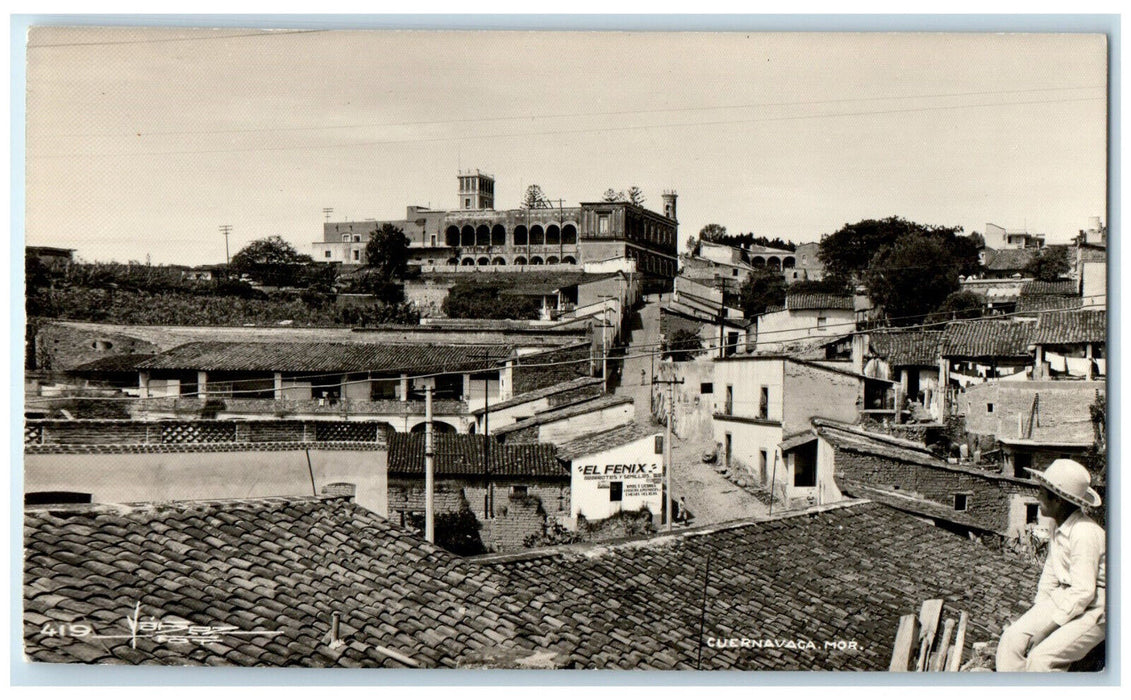 c1950's Buildings General View Cuernavaca Morelos Mexico RPPC Photo Postcard