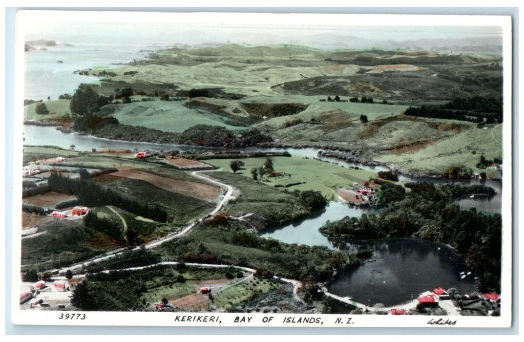 c1930's Kerikeri Bay of Island New Zealand Unposted RPPC Photo Postcard