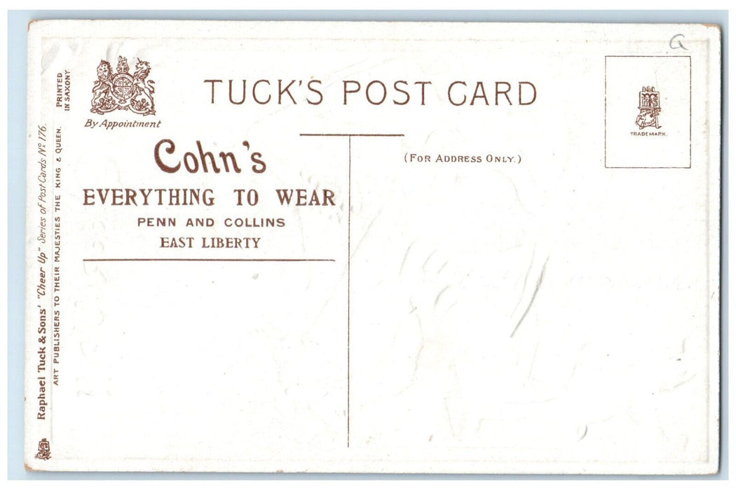 c1910s Cheer Up Police Men Caught Dwig Tuck's Cohn's Penn And Collins Postcard