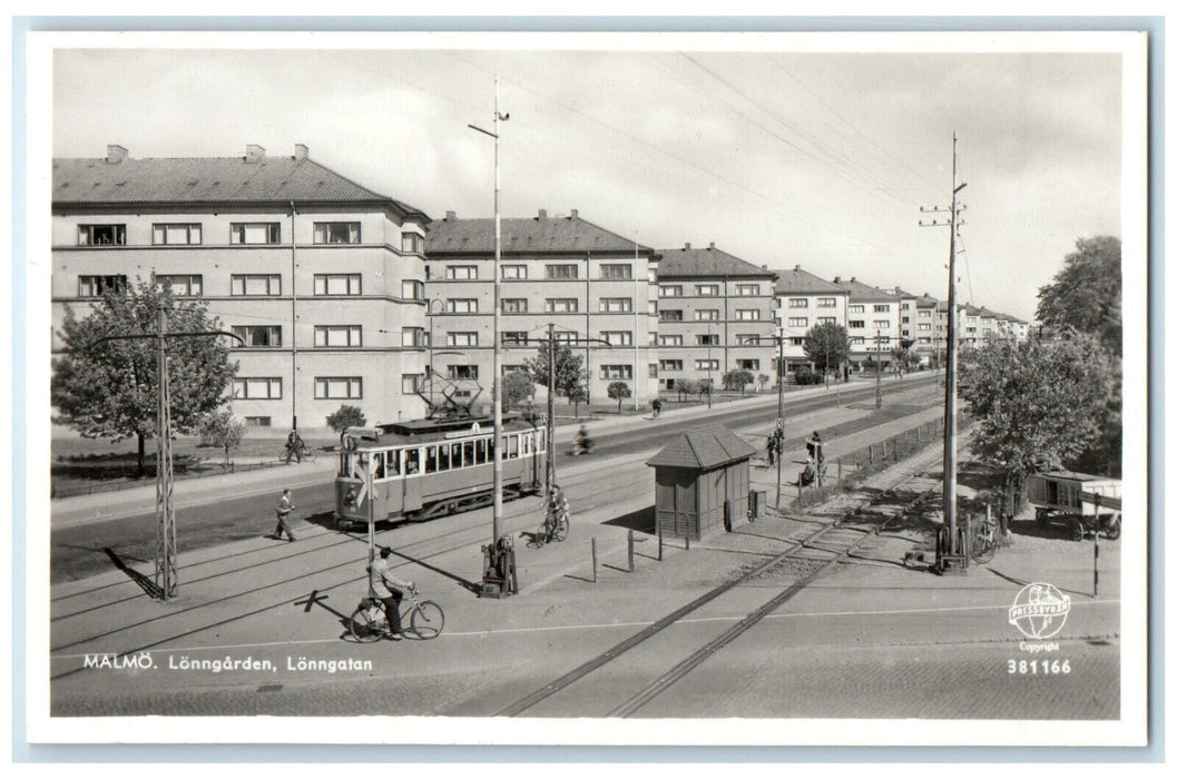 c1920's Lonngarden Lonngatan Malmo Sweden Antique RPPC Photo Postcard