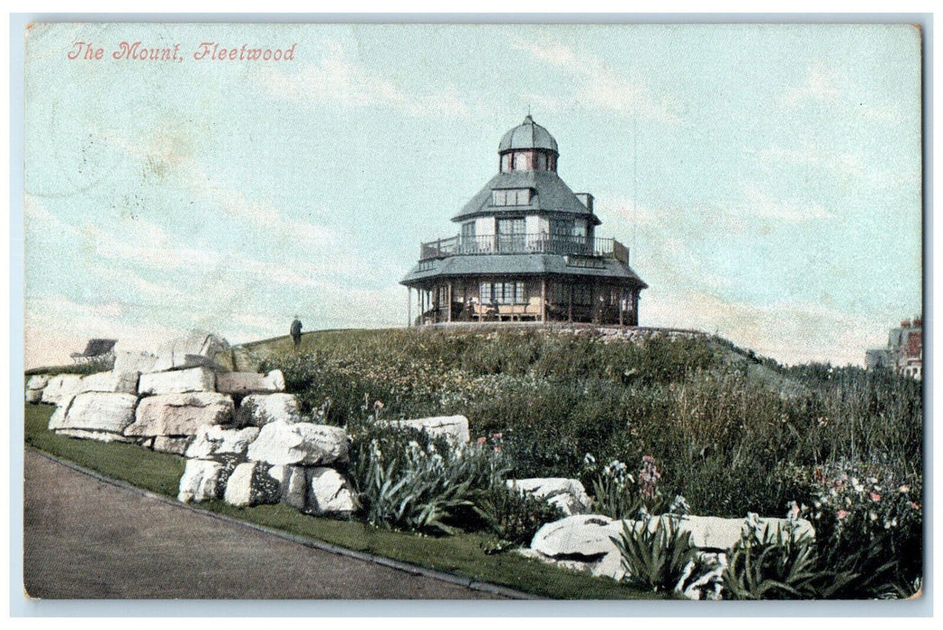 1905 The Mount Fleetwood Borough of Wyre in Lancashire England Postcard