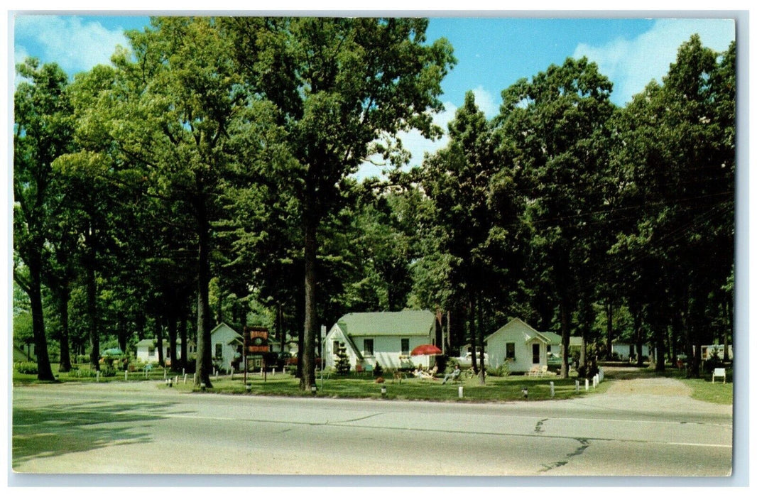 c1950's Winslow Family Motel Roadside Lansing Michigan MI Vintage Postcard