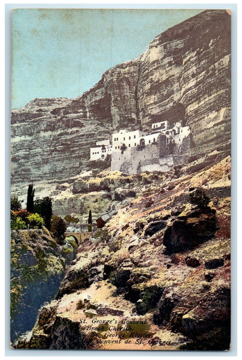 c1910 St George's Convent Brook Cherith Israel Unposted Antique Postcard