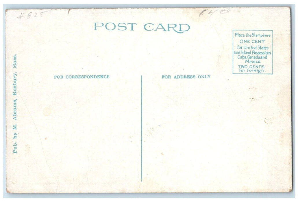 c1920 Afternoon Beach Swimsuit Nantasket Beach Massachusetts MA Vintage Postcard