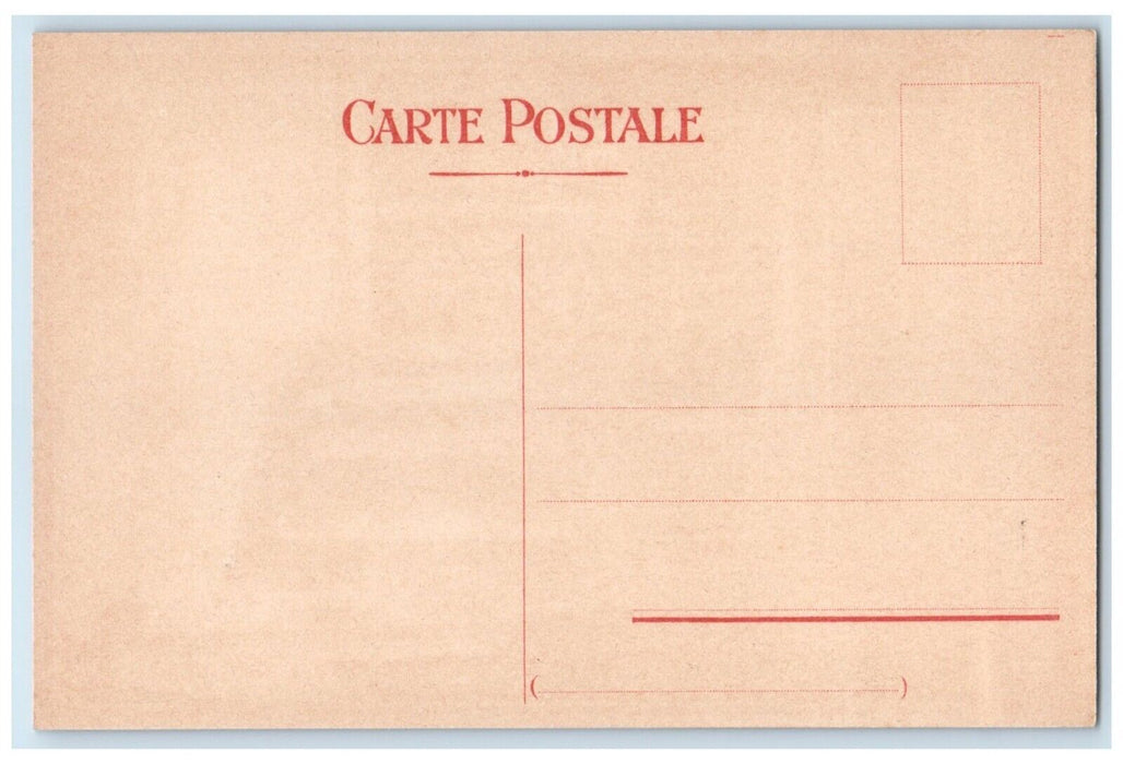 c1910's Pompei Italy, Casa Dei Vetti Peristilio Unposted Antique Postcard