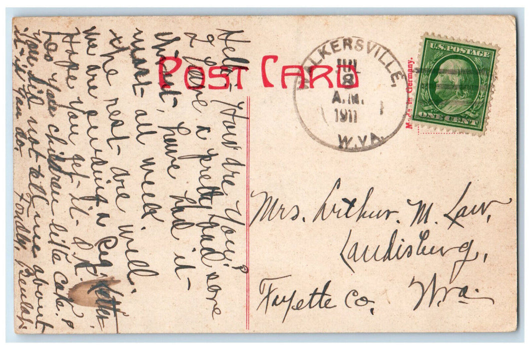 1911 View Of The Ver Planck Homestead Fishkill-on-hudson New York NY Postcard