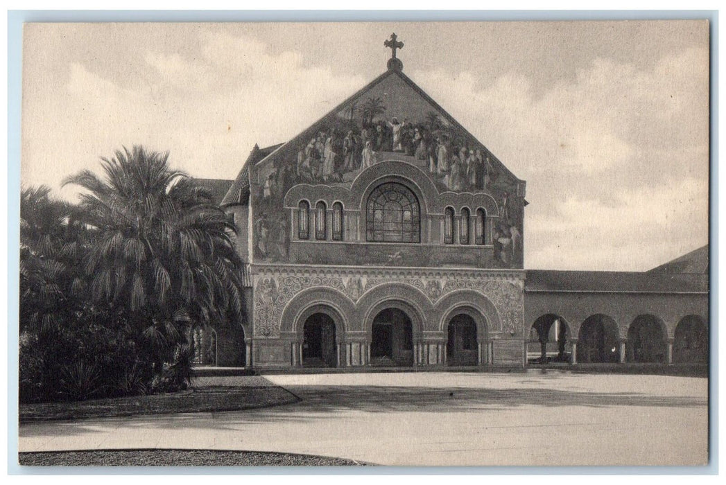 c1940's Memorial Church View Stanford University California CA Unposted Postcard