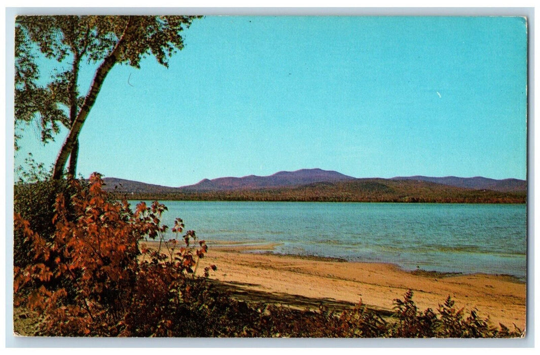 1960 Scenic View Ossipee Lake New Hampshire NH Vintage Antique Unposted Postcard