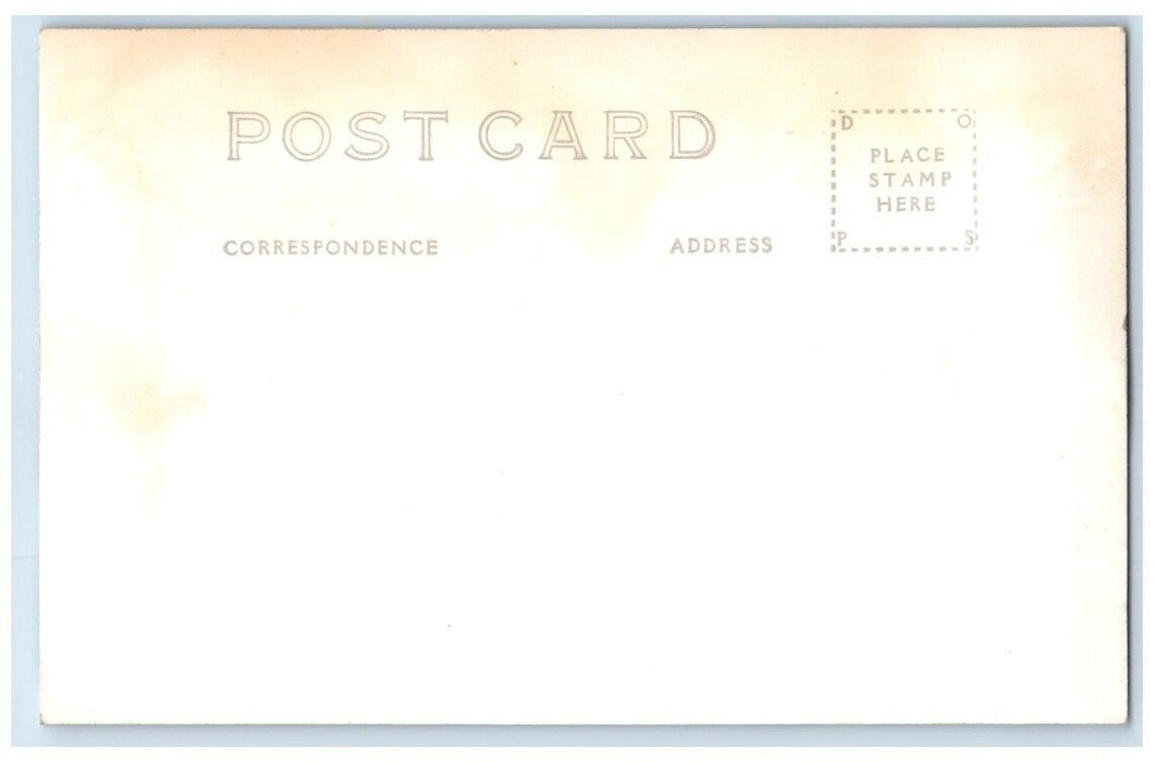 1938 The Christmas House George Skinner Los Angeles CA RPPC Photo Postcard