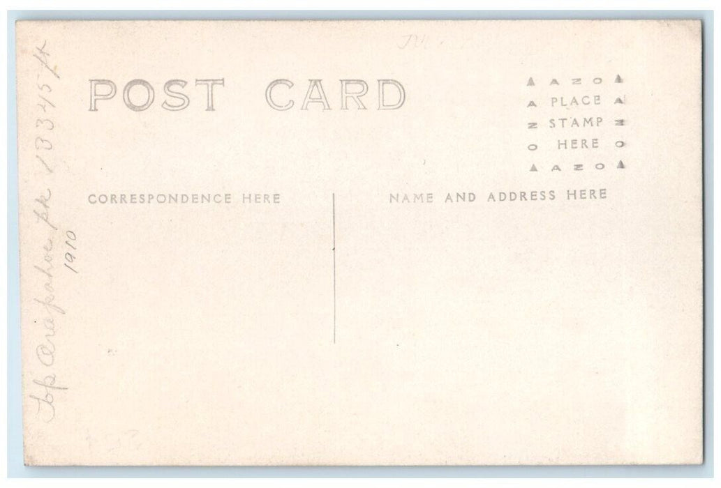 1910 Arapahoe Peak Summit Mountain Dog Terrier Colorado CO RPPC Photo Postcard