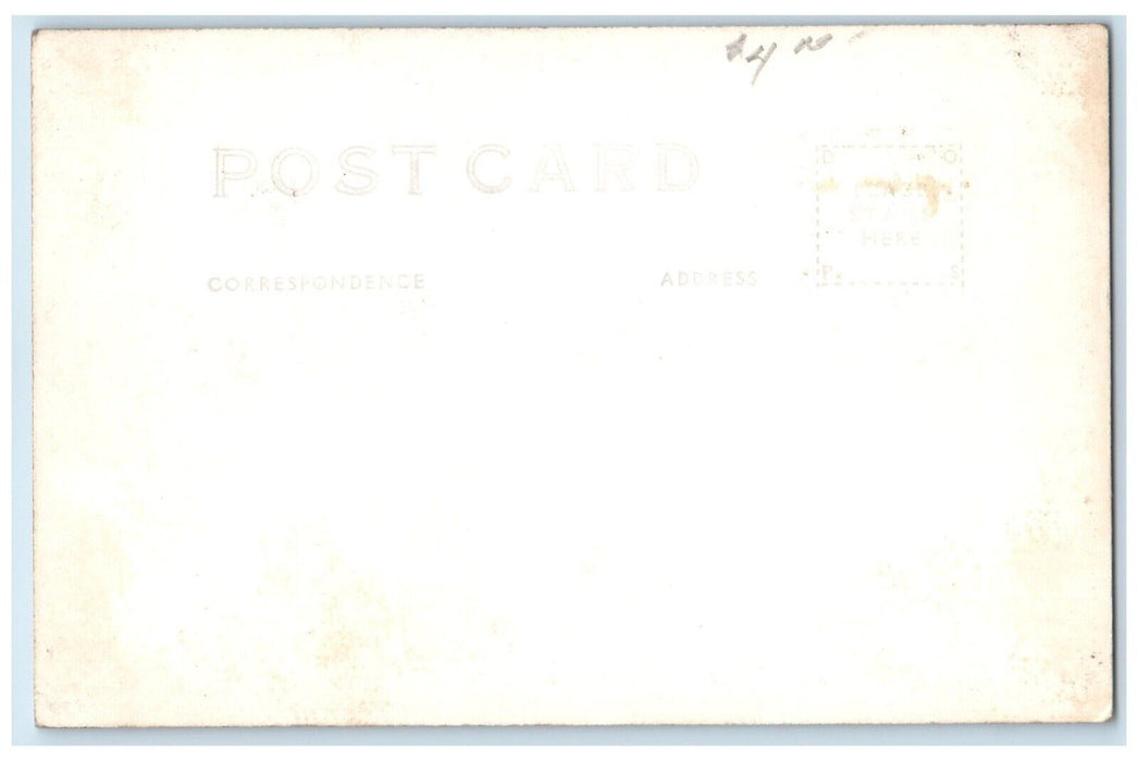 c1940's Memorial Union Fountain Iowa State College Ames IA RPPC Photo  Postcard