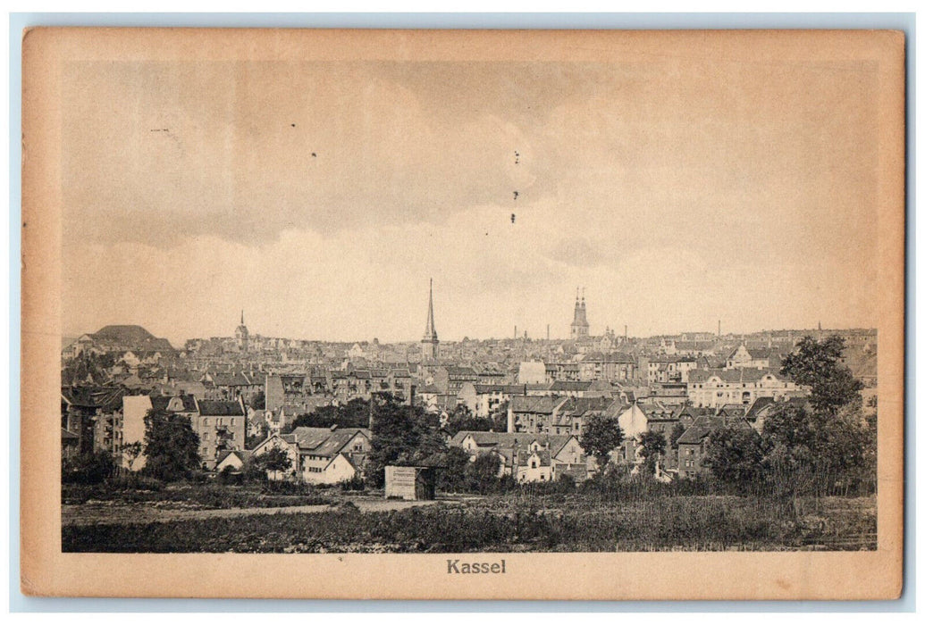 c1940's General View Buildings Towers in Kassel Germany Posted Postcard