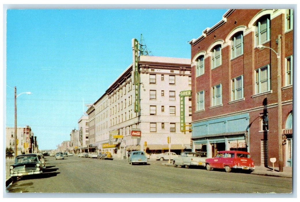 c1960 Sixteenth Street Highway Through Exterior Street Cheyenne Wyoming Postcard