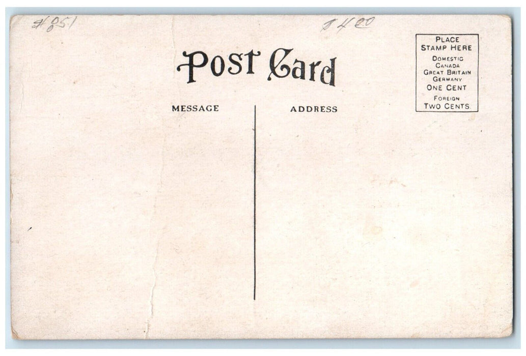 1910 Front View Lincoln Hotel Building Lincoln Nebraska Antique Vintage Postcard