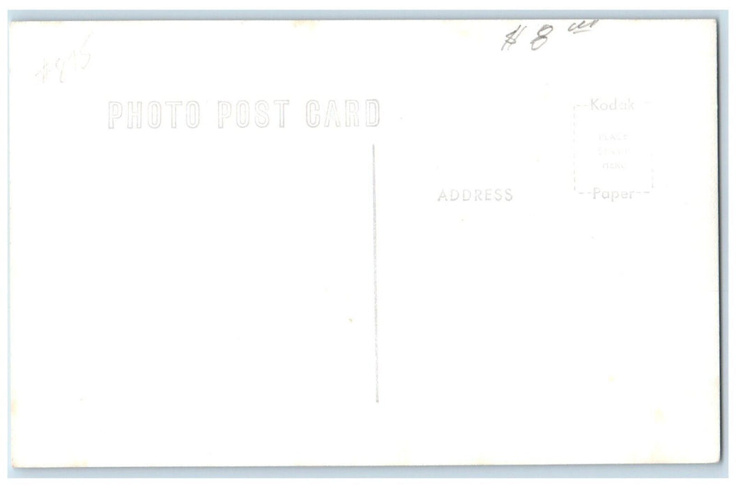 World's Tallest Christmas Tree Northgate Seattle WA Ellis RPPC Photo Postcard