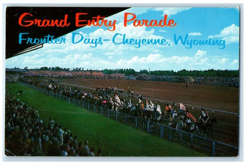 c1960 Greetings From Frontier Days Daddy Em All Field Cheyenne Wyoming Postcard