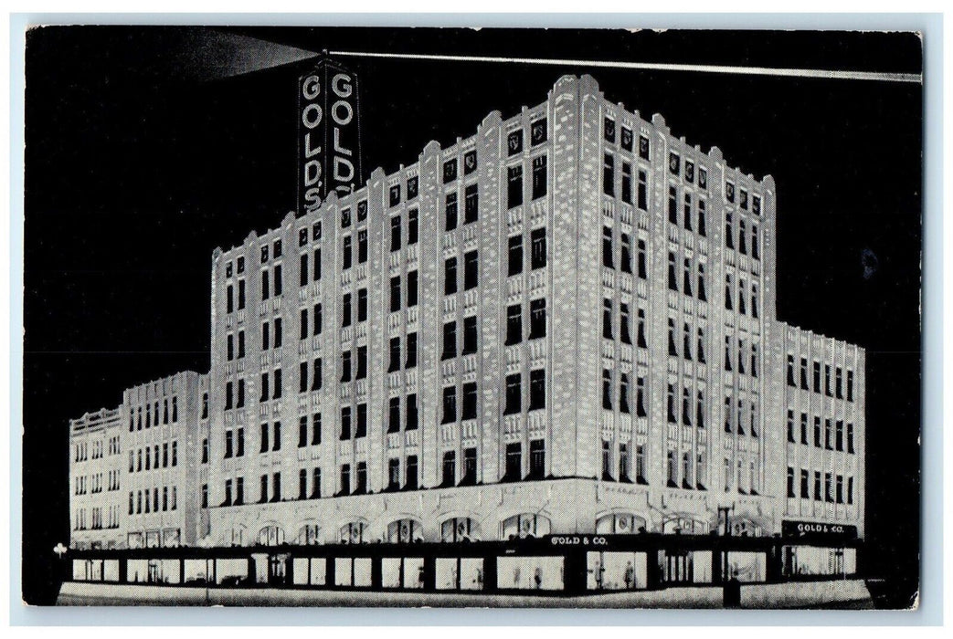 c1910 Gold & Co Lincoln Department Store Building Lincoln Nebraska NE Postcard