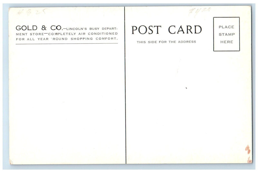 c1910 Gold & Co Lincoln Department Store Building Lincoln Nebraska NE Postcard