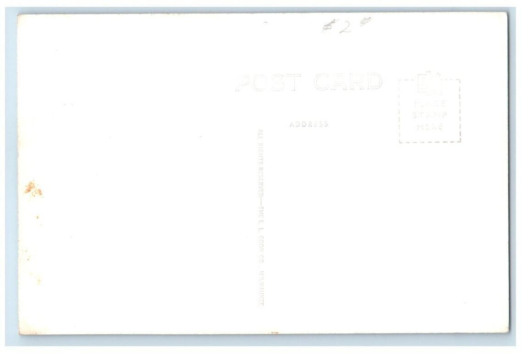c1940's Brooks Beach View Okoboji Lake Iowa IA RPPC Photo Unposted Postcard
