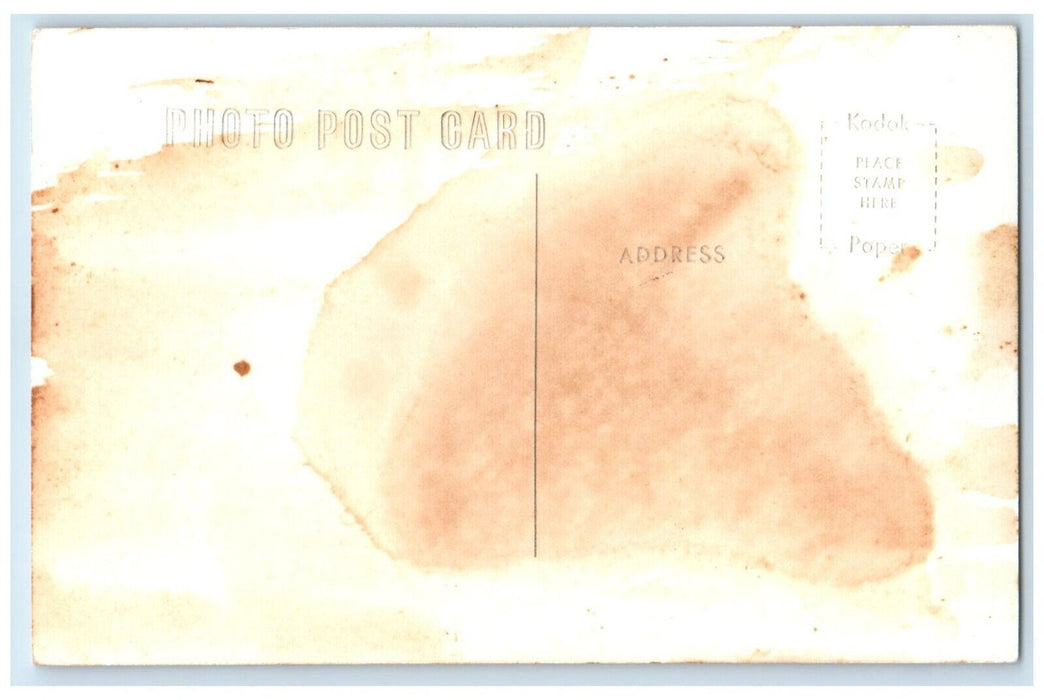 c1950's California Tree Horse Kings Canyon National Park CA RPPC Photo Postcard