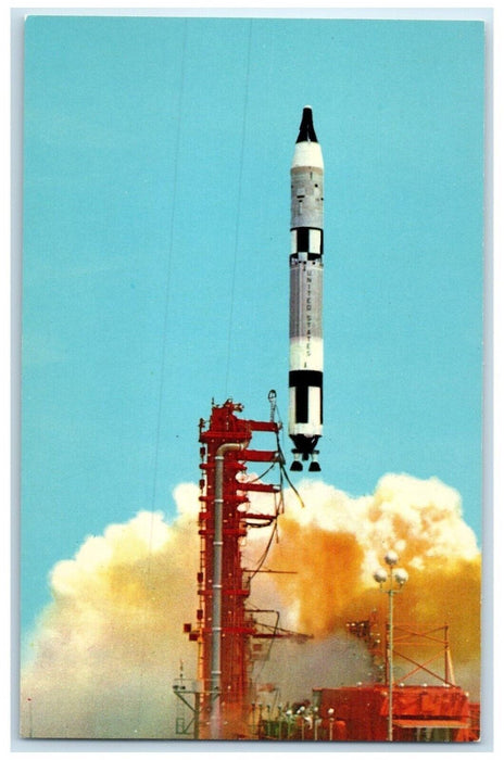 c1950's John F. Kennedy Space Center Nasa Gemini Titan Florida FL Postcard