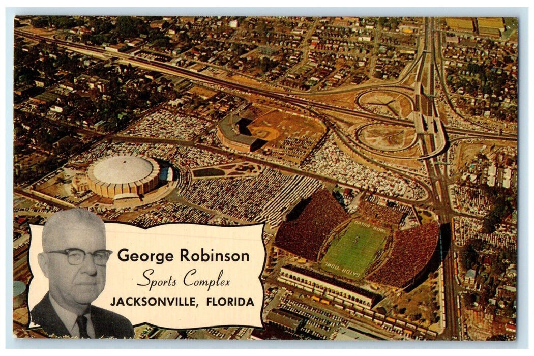 Aerial View Of George Robinson Sports Complex Jacksonville Florida FL Postcard