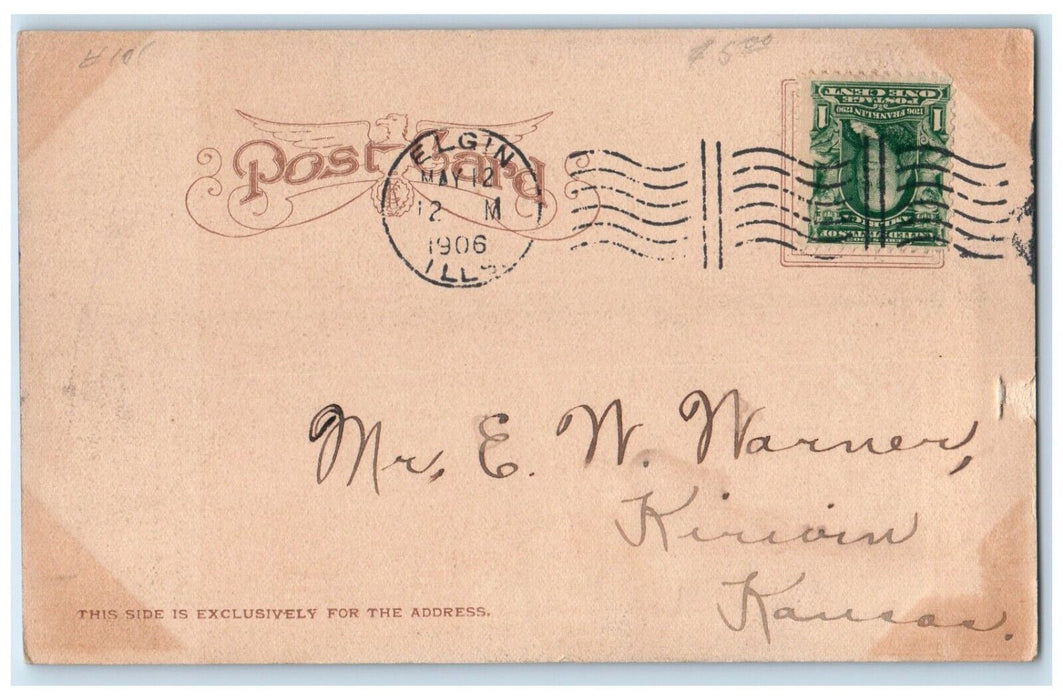 1906 Chamber Commerce Cor La Salle Washington Sts Chicago Illinois IL Postcard