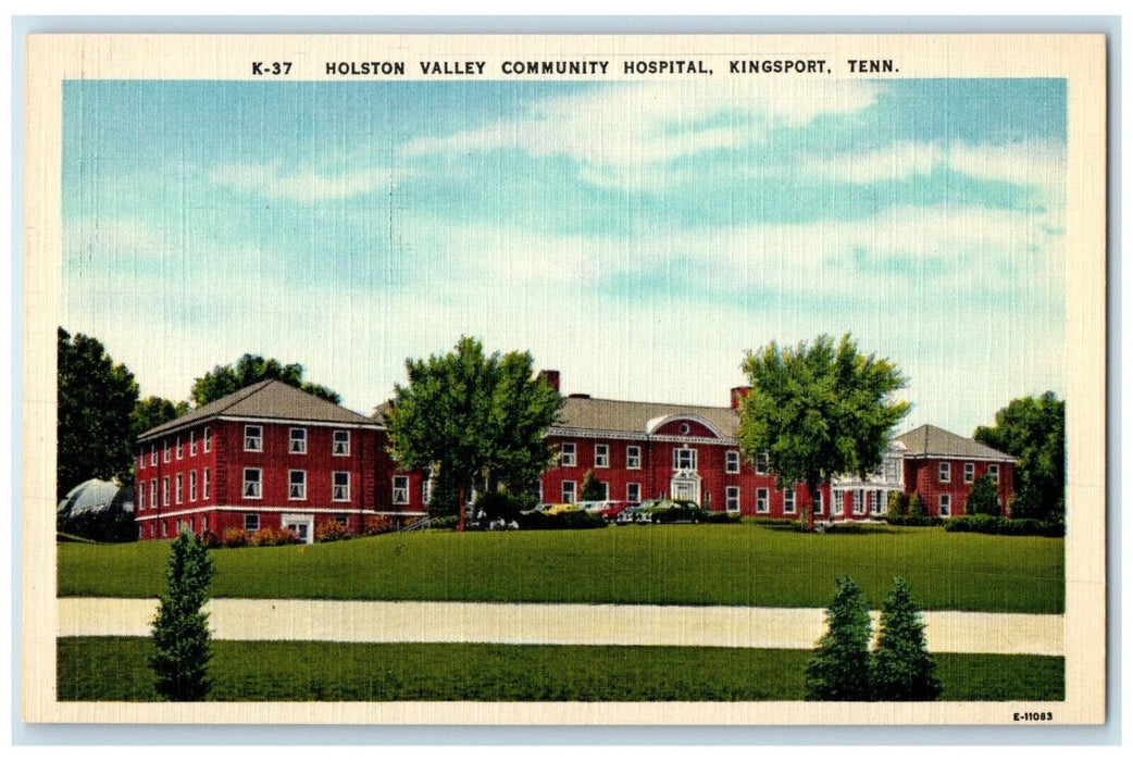 c1930's Holston Valley Community Hospital Kingsport Tennessee TN Postcard