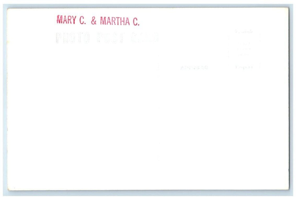 c1950's Great Lakes Dredge & Dock Co. Mary C. Martha C. Ship RPPC Photo Postcard