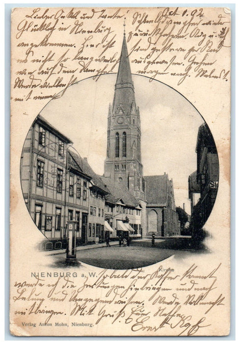 1905 Greetings from Kirschenlande Altenlande Germany Cherrie Fruit Postcard